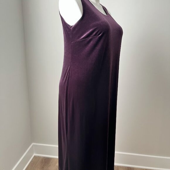 90s purple velvet dress - Picture 6 of 8
